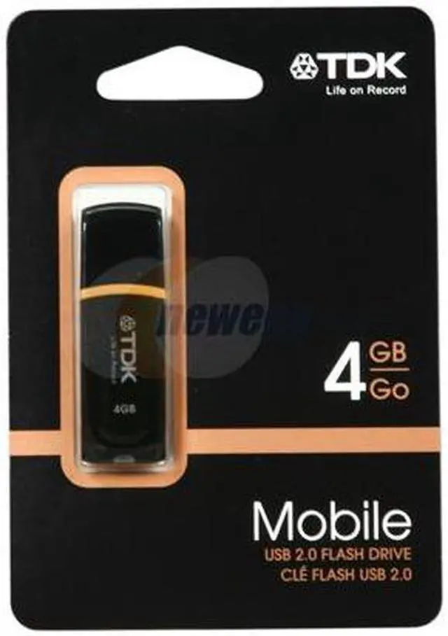 Alt view image 3 of 3 - TDK 4GB Mobile USB 2.0 Flash Drive 61881