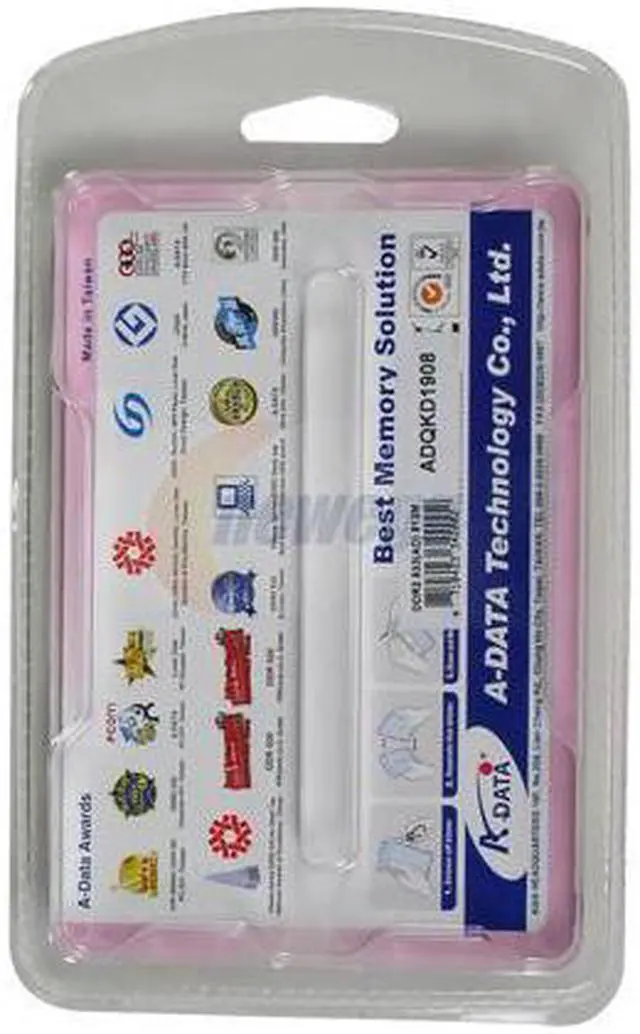 Alt view image 2 of 2 - ADATA 512MB DDR2 533 (PC2 4200) Desktop Memory Model ADQKD1908