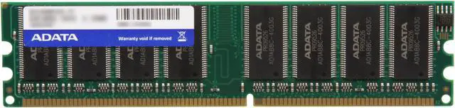 Alt view image 2 of 3 - ADATA 1GB DDR 400 (PC 3200) Desktop Memory Model AD1U400A1G3-R