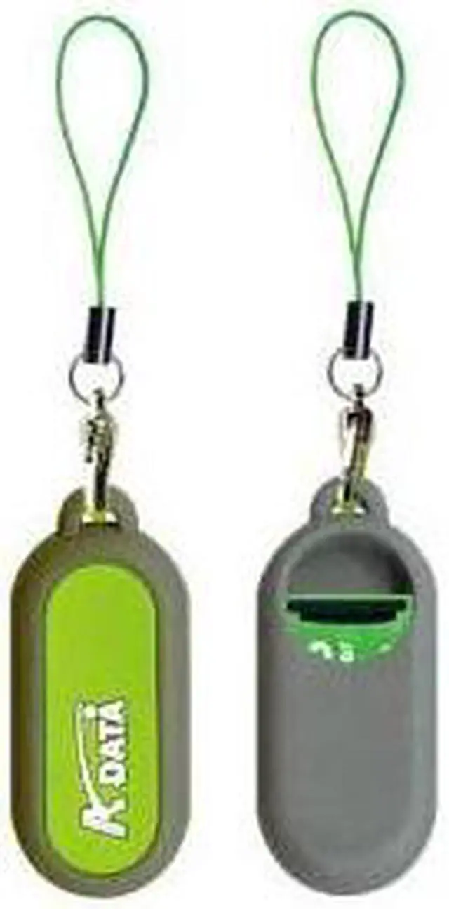 Main image of ADATA 2GB MicroSD Card with USB Reader Model microReader 2G +USB