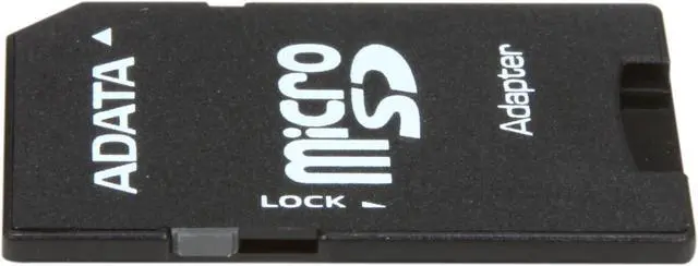 Alt view image 2 of 4 - ADATA 4GB Class 6 Micro SDHC Flash Card with SD adaptor Model AUSDH4GCL6-RA1