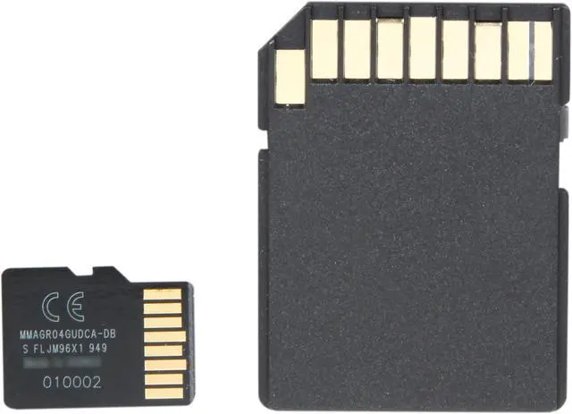 Alt view image 3 of 4 - ADATA 4GB Class 6 Micro SDHC Flash Card with SD adaptor Model AUSDH4GCL6-RA1
