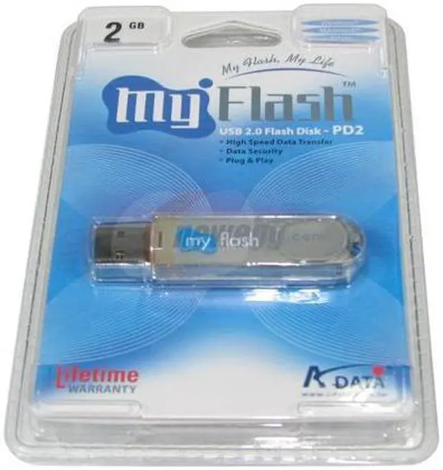 Alt view image 2 of 2 - ADATA PD2 2GB Flash Drive (USB2.0 Portable) PD2-G20