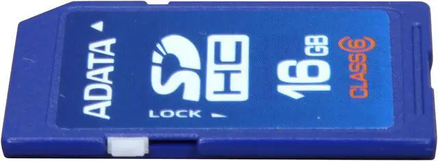Alt view image 2 of 4 - ADATA 16GB Class 6 Secure Digital High-Capacity (SDHC) Flash Card Model TurboSD SDHC 16G