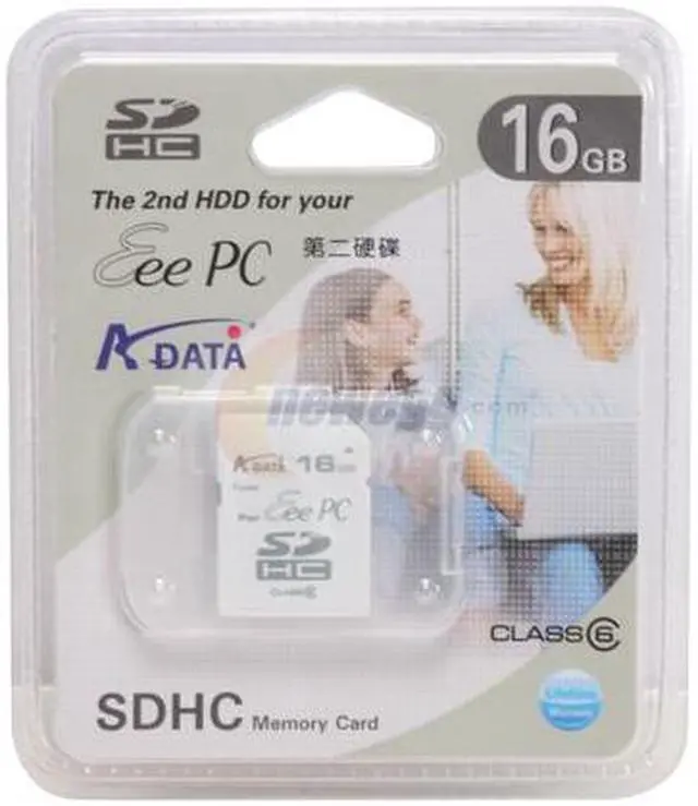 Main image of ADATA 16GB Secure Digital High-Capacity (SDHC) Flash Card Eee PC Edition Model TURBO SDHC 16G EeePC