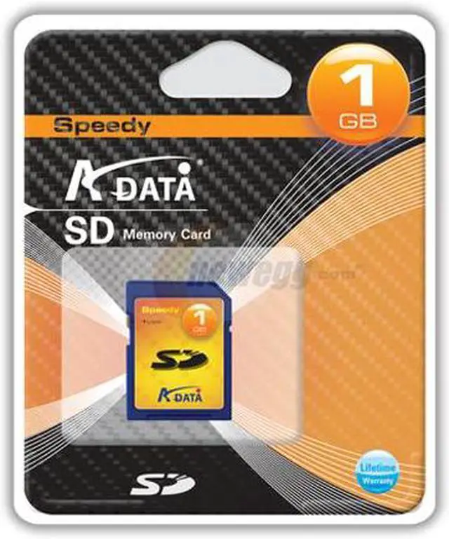 Alt view image 2 of 2 - ADATA Speedy 1GB Secure Digital (SD) Flash Card Model SD-1G