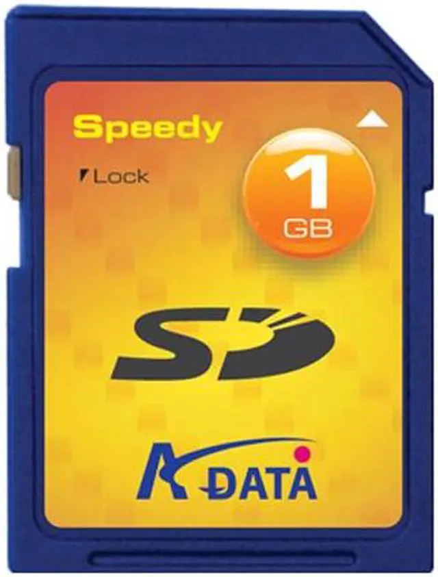 Main image of ADATA Speedy 1GB Secure Digital (SD) Flash Card Model SD-1G