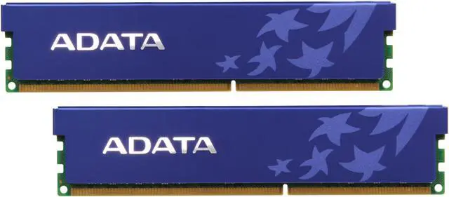 Main image of ADATA 4GB (2 x 2GB) DDR3 1333 (PC3 10666) Dual Channel Kit Desktop Memory Model AD3U1333B2G9-DRH