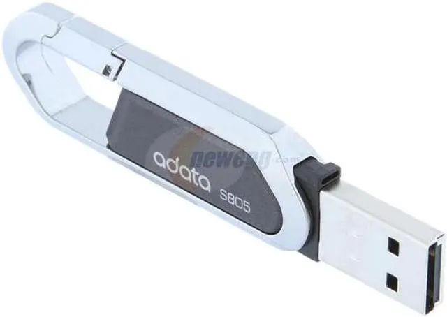 Main image of ADATA 4GB Flash Drive (USB2.0 Portable/Gray) S805 4GB GRAY