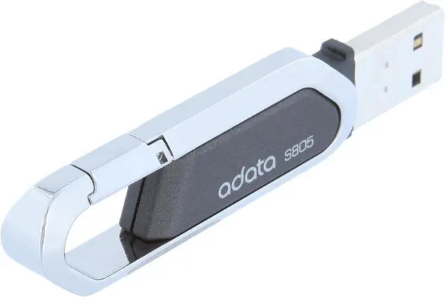 Alt view image 3 of 10 - ADATA 4GB Flash Drive (USB2.0 Portable/Gray) S805 4GB GRAY