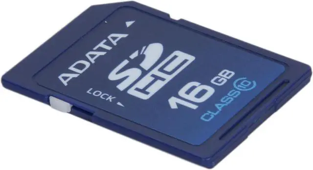 Alt view image 2 of 4 - ADATA Turbo Series 16GB Secure Digital High-Capacity (SDHC) Flash Card Model ASDH16GCL10-R