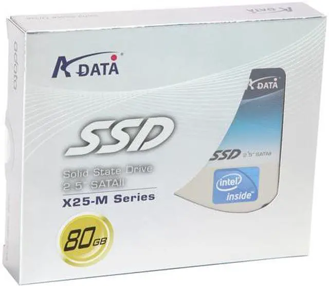 Main image of ADATA 2.5" 80GB SATA II MLC Internal Solid State Drive (SSD) ASINTS-80GM-CSA