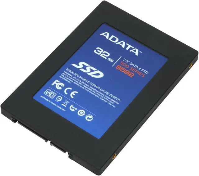 Alt view image 2 of 5 - ADATA 500 Series 2.5" 32GB SATA II MLC Internal Solid State Drive (SSD) AS592S-32GM-C