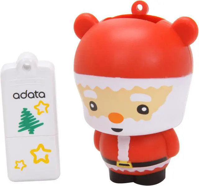 Main image of ADATA Theme 4GB Santa Claus USB 2.0 Flash Drive(Christmas Limited Edition) AT809-4G-CRD