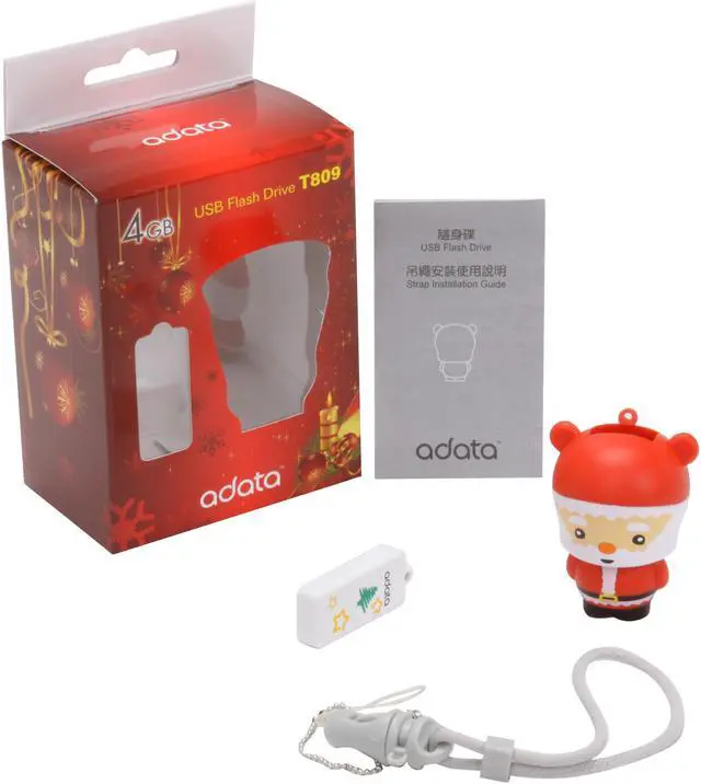 Alt view image 5 of 5 - ADATA Theme 4GB Santa Claus USB 2.0 Flash Drive(Christmas Limited Edition) AT809-4G-CRD