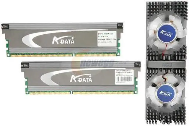 Alt view image 2 of 5 - ADATA 4GB (2 x 2GB) DDR3 2000 (PC3 16000) Desktop Memory Model AX3U2000XB2G9-EF