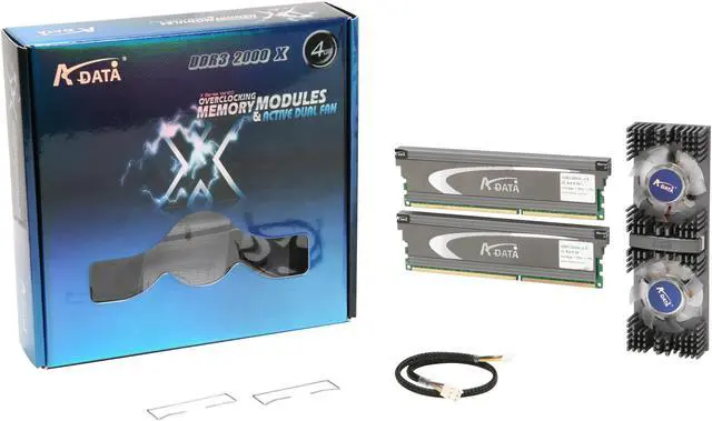 Alt view image 5 of 5 - ADATA 4GB (2 x 2GB) DDR3 2000 (PC3 16000) Desktop Memory Model AX3U2000XB2G9-EF