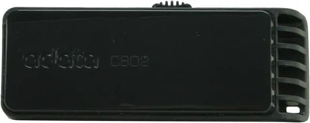 Alt view image 2 of 6 - ADATA Classic Series 8GB USB 2.0 Flash Drive (Black & Black) AC802-8G-RBB