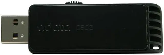 Alt view image 5 of 6 - ADATA Classic Series 8GB USB 2.0 Flash Drive (Black & Black) AC802-8G-RBB