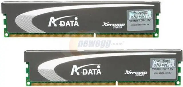 Main image of ADATA 4GB (2 x 2GB) DDR3 2000 (PC3 16000) Desktop Memory Model AX3U2000XB2G9-2X