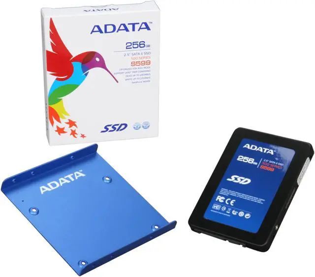 Alt view image 6 of 6 - ADATA S599 AS599S-256GM-C 2.5" 256GB SATA II Internal Solid State Drive (SSD)
