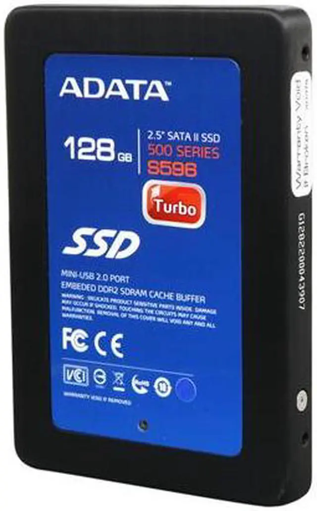 Main image of ADATA S596 Turbo AS596TB-128GM-C 2.5" 128GB USB 2.0 & SATAII Internal / External Solid State Drive (SSD)