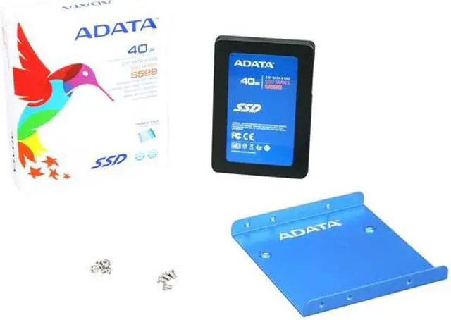 Alt view image 6 of 6 - ADATA S599 AS599S-40GM-C 2.5" 40GB SATA II Internal Solid State Drive (SSD)