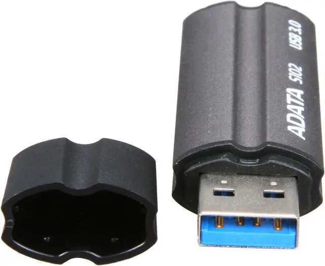 Alt view image 3 of 4 - ADATA Superior Series 32GB S102 USB 3.0 Flash Drive (Titanium Gray) AS102-32G-RGY