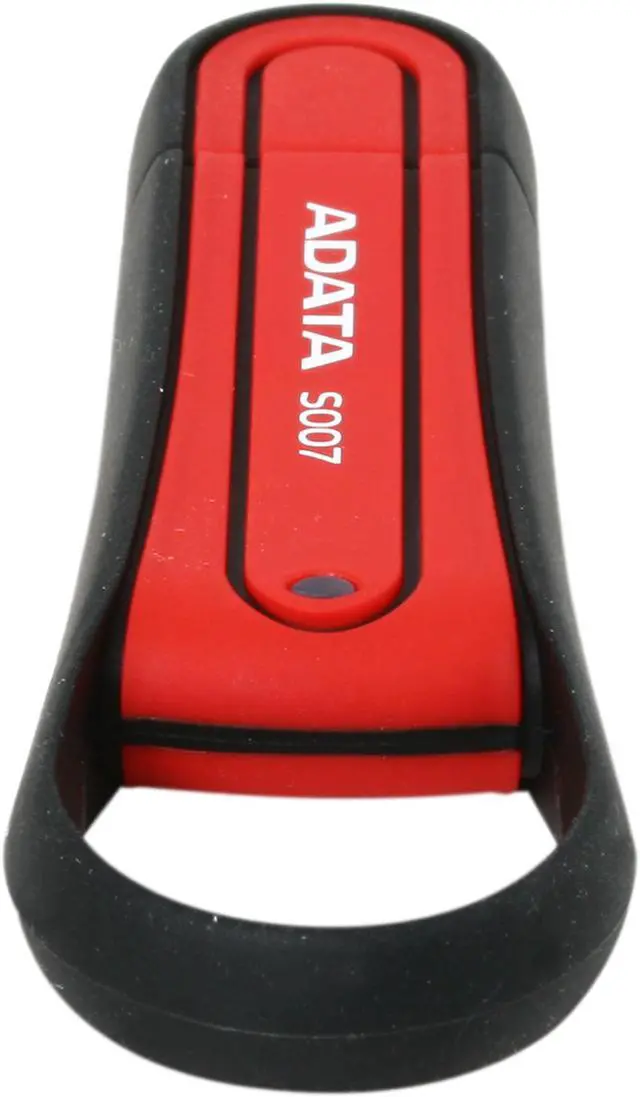 Alt view image 3 of 6 - ADATA S007 Military-Specification 8GB USB 2.0 Flash Drive (Red) AS007-8G-RRD