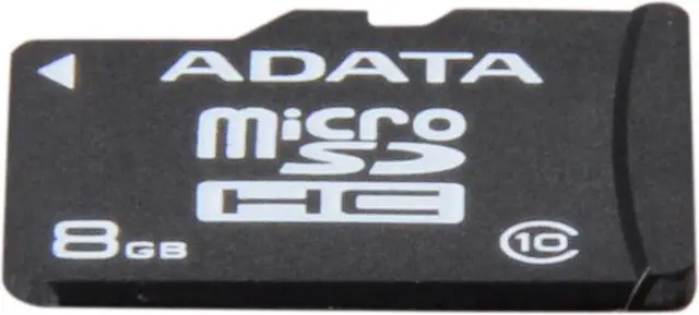 Alt view image 3 of 4 - ADATA 8GB Class 10 Micro SDHC Flash Card Model AUSDH8GCL10-R