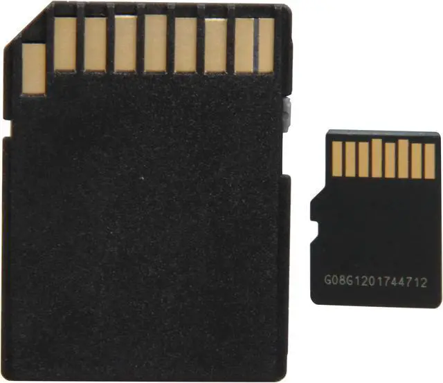 Alt view image 2 of 4 - ADATA 8GB Class 10 Micro SDHC Flash Card with SD adaptor Model AUSDH8GCL10-RA1