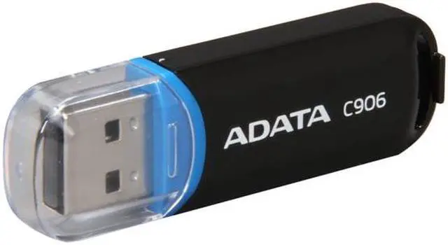 Main image of ADATA Classic Series C906 16GB USB 2.0 Flash Drive (Black) AC906-16G-RBK