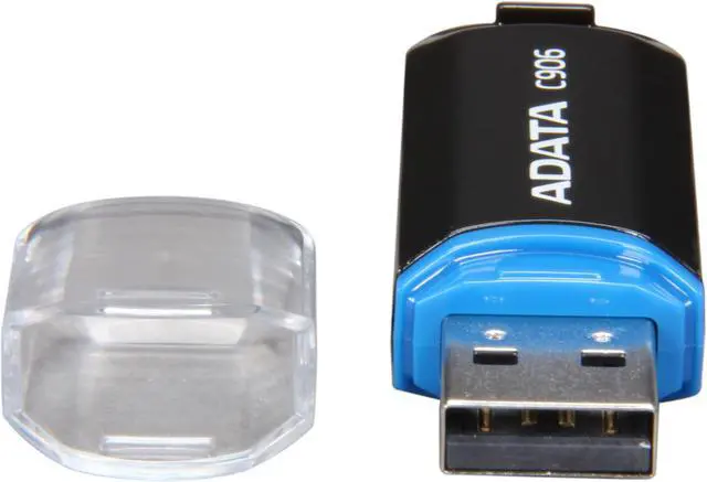 Alt view image 3 of 4 - ADATA Classic Series C906 16GB USB 2.0 Flash Drive (Black) AC906-16G-RBK