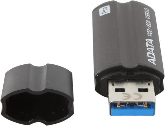 Alt view image 4 of 5 - ADATA Value-Driven S102 Pro Effortless Upgrade 8GB USB 3.0 Flash Drive (Gray) AS102P-8G-RGY
