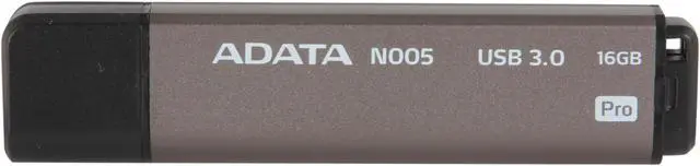 Alt view image 2 of 5 - ADATA N005 Pro 16GB USB 3.0 Flash Drive (Gray) AN005P-16G-CGY