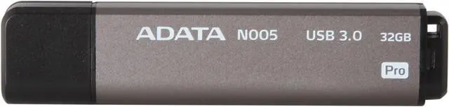Alt view image 2 of 5 - ADATA N005 Pro 32GB USB 3.0 Flash Drive (Gray) AN005P-32G-CGY