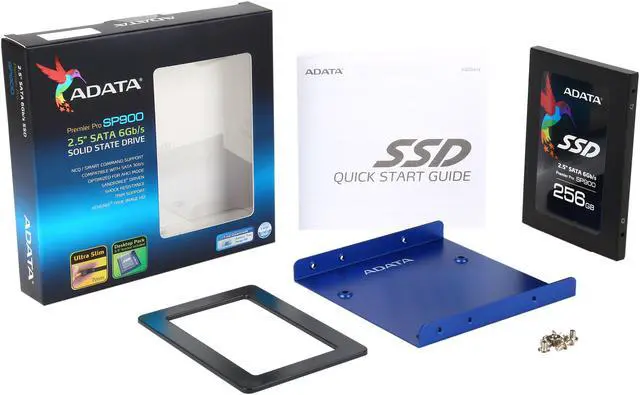 Alt view image 5 of 5 - ADATA Premier Pro SP900 2.5" 256GB SATA III MLC Internal Solid State Drive (SSD) ASP900S3-256GM-C