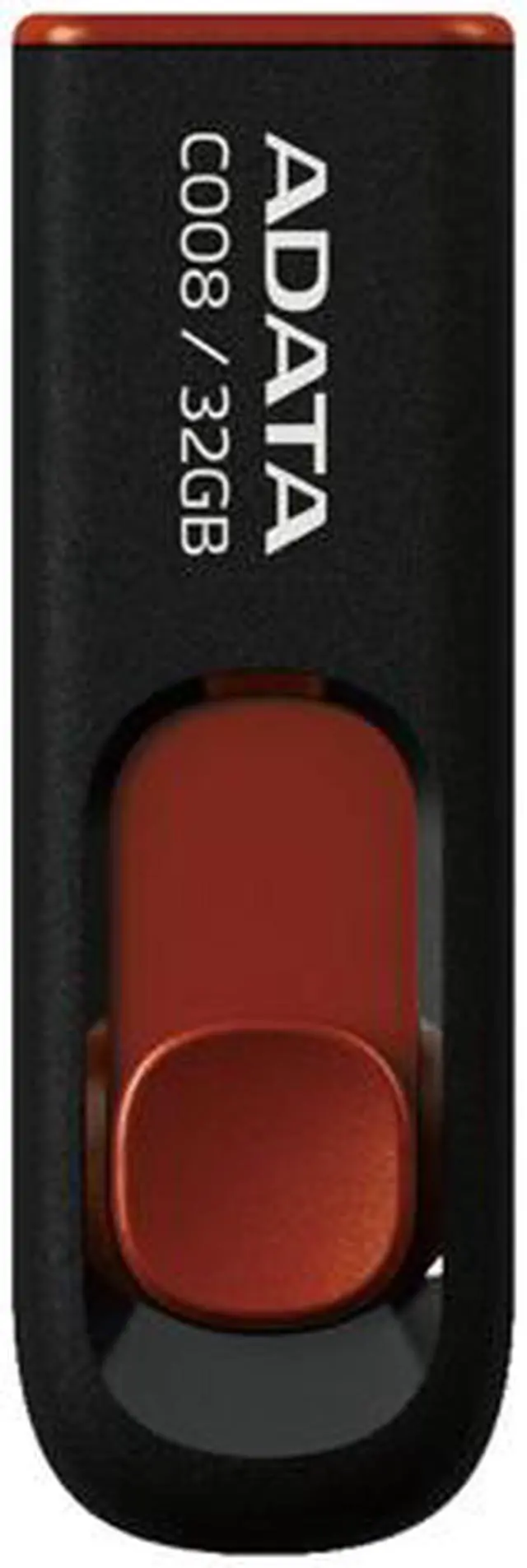 Alt view image 2 of 3 - ADATA C008 32GB Capless Sliding USB 2.0 Flash Drive AC008-32G-RKD