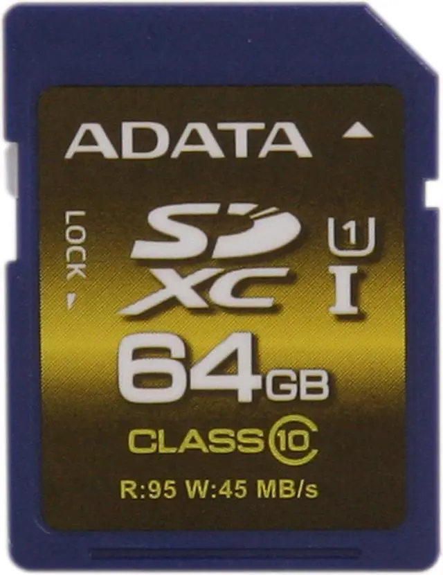 Main image of ADATA ASDX64GUI1CL10-R Premier Pro 64GB SDHC Card