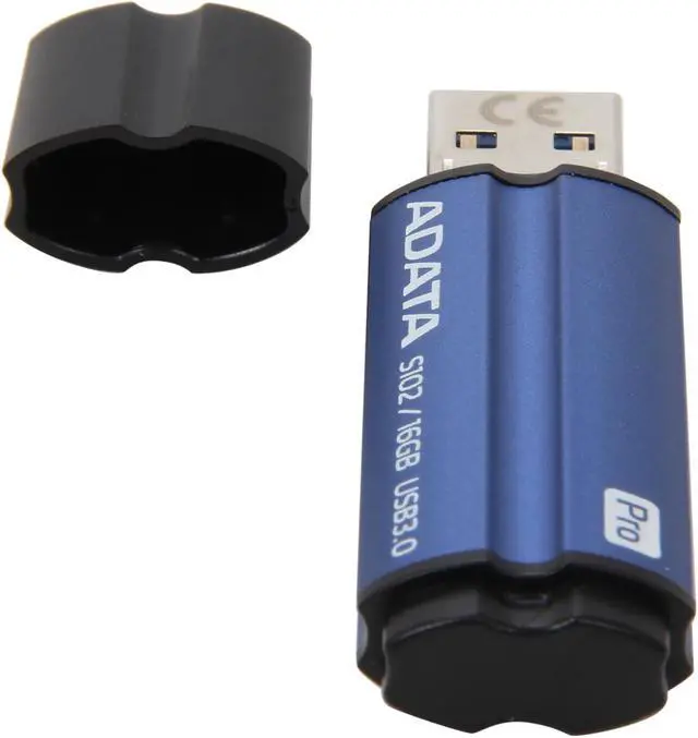 Alt view image 4 of 5 - ADATA 16GB S102 Pro Advanced USB 3.0 Flash Drive, Speed Up to 100MB/s (AS102P-16G-RBL)