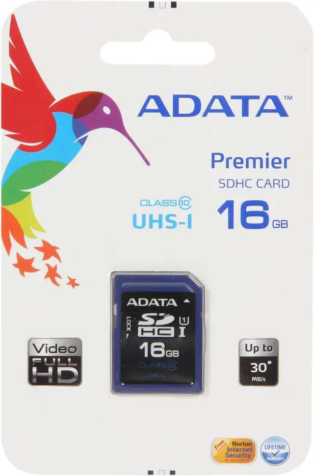 Alt view image 4 of 4 - ADATA Premier 16GB SDHC UHS-I Card- CLASS 10 30MB/s