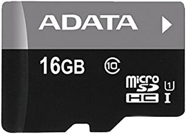 ADATA 16GB Premier microSDHC UHS-I / Class 10 Memory Card with SD