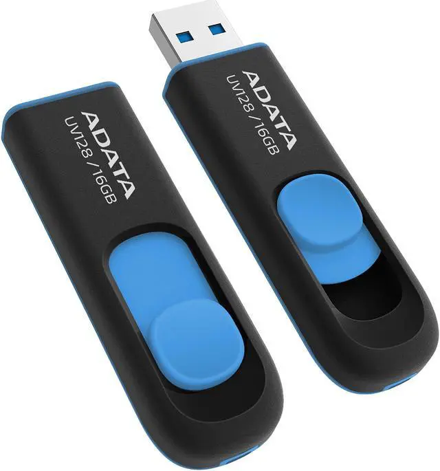 Alt view image 3 of 4 - ADATA 16GB UV128 USB 3.2 Gen 1 Flash Drive (AUV128-16G-RBE)