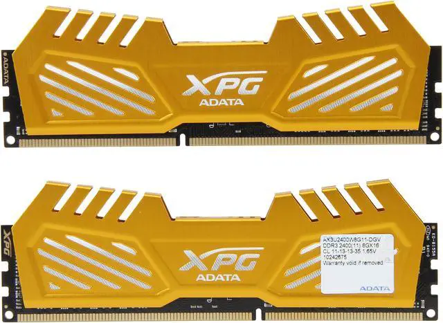 Alt view image 2 of 3 - XPG V2 16GB (2 x 8GB) DDR3 2400 (PC3 19200) Desktop Memory Model AX3U2400W8G11-DGV