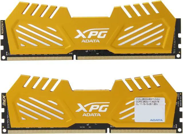 Alt view image 2 of 3 - XPG V2 16GB (2 x 8GB) DDR3 2600 (PC3 20800) Desktop Memory Model AX3U2600W8G11-DGV