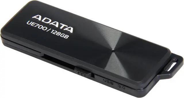 Main image of ADATA 128GB Elite UE700 USB 3.0 Flash Drive, Speed Up to 200MB/s (AUE700-128G-CBK)