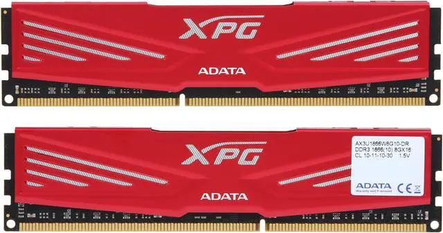 Alt view image 2 of 3 - XPG V1.0 16GB (2 x 8GB) DDR3 1866 (PC3 14900) Desktop Memory Model AX3U1866W8G10-DR