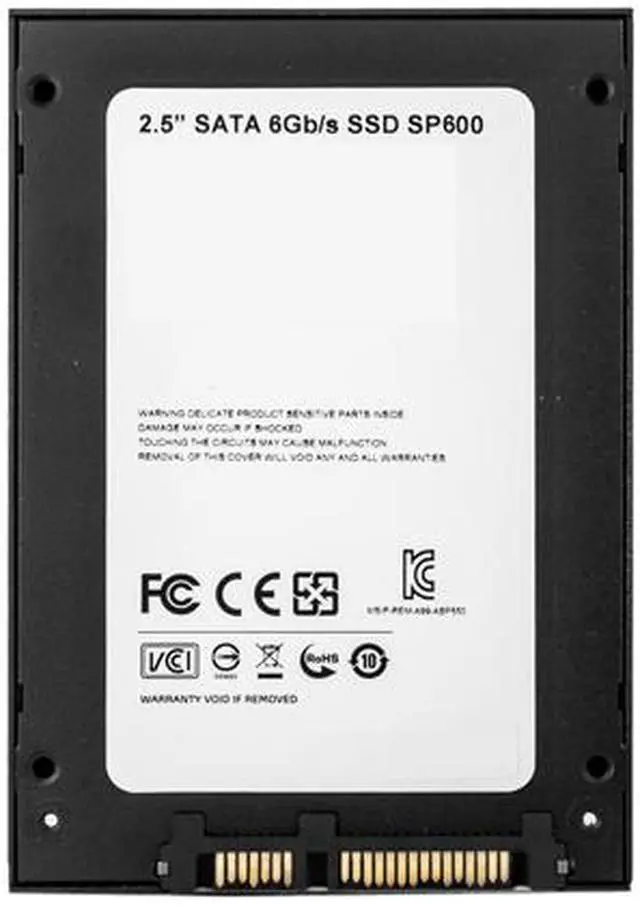 Alt view image 2 of 2 - ADATA Premier SP600 2.5" 256GB SATA III MLC Internal Solid State Drive (SSD) ASP600S3-256GM-C
