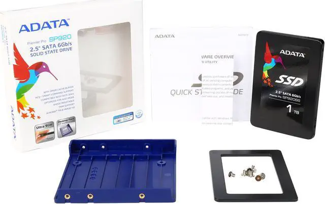 Alt view image 5 of 5 - ADATA Premier Pro SP920 2.5" 1TB SATA III Internal Solid State Drive (SSD) ASP920SS3-1TM-C