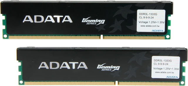 ADATA国産製DDR3 4GB×2＝8GB 1.5V仕様同一ロット品 ADATA 4GB (2 x 2GB) DDR3L 1333 (PC3L 10600) Desktop Memory Model